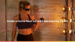Inside a Home Near Infrared Hot Exercise Studio