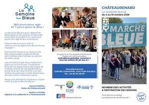 2026 Semaine Bleue Flyer