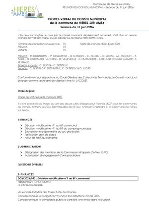 PV réunion du 11 juin