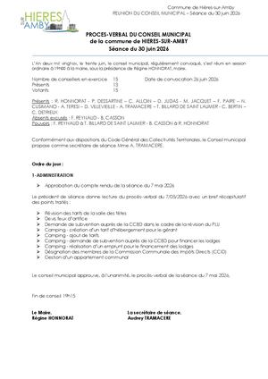 PV réunion du 30 juin