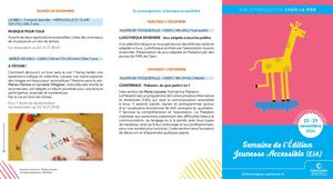 Semaine de l'Edition Jeunesse Accessible (EJA)
