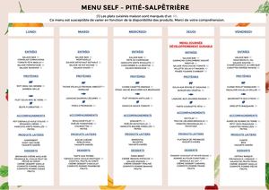 Menu Self SEMAINE 1 été A3 Complet JDD