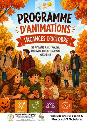 2026-10 Programme Vacances Automne Espace Saint-Exupéry