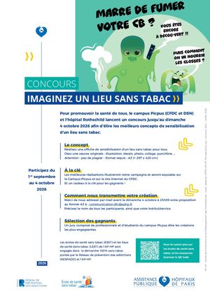 2026 Affiche Jeu Concours Ecole De Santé Sans Tabac Ap Hp A3 V2