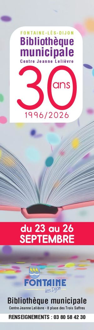 Programme des 30 ans de la biblio