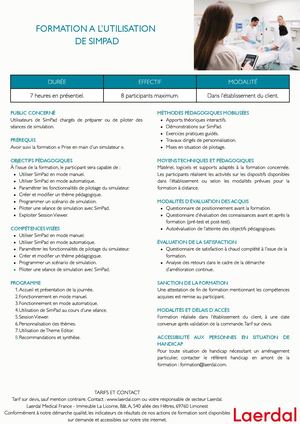 FLYER FORMATION A L'UTILISATION DE SIMPAD