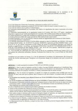 Am N°2026 280 Nca 26 Sja 00064 Rue Du Baou Enedis Modificatif
