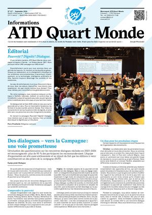 Informations ATD Quart Monde - septembre 2026