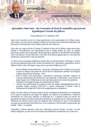 CP Mesures Agricoles Outre-mer PLF27