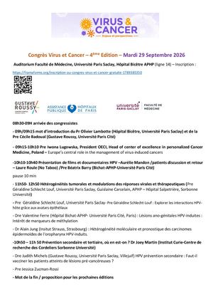 Programme Virus En Cancer 2026 Final