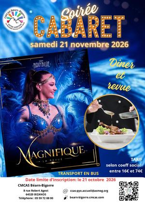 Soiree Cabaret 21 11 2026