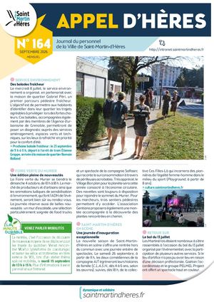 Appel d'Hères n°164 - Septembre 2026