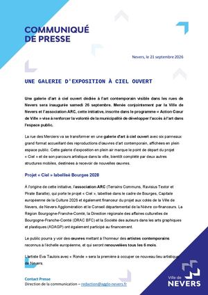 CP GALERIE D'EXPOSITION A CIEL OUVERT