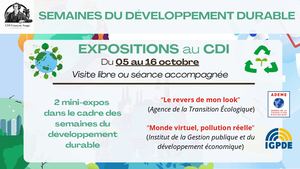 Mini Expos Développement Durable 1