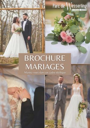 Brochure Mariage Parc de Wesserling