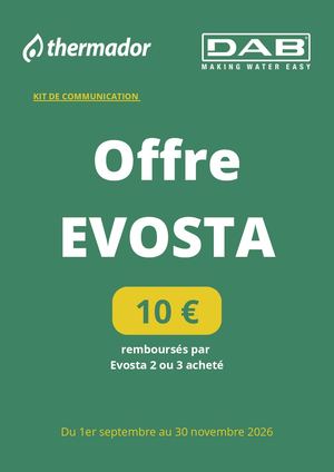 Kit Communication Offre Remboursement Evosta 2026