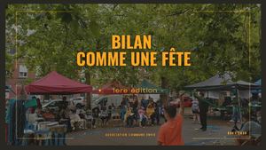 Bilan Comme Une Fête A