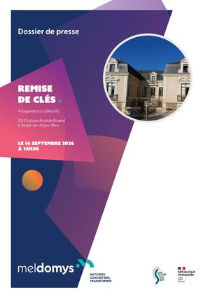 Dossier de presse : remise de clés à Segré