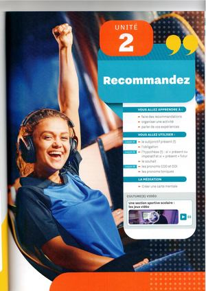 INSPIRE LYCEE 3 LIVRE B1 Unite 2