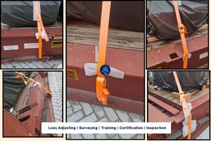 Webbing Strap Securing For Covered Cargo