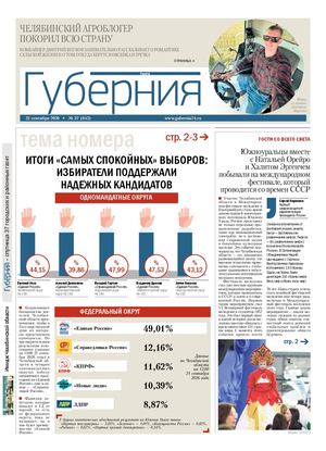 Губерния №37 (642) 22 сентября 2026