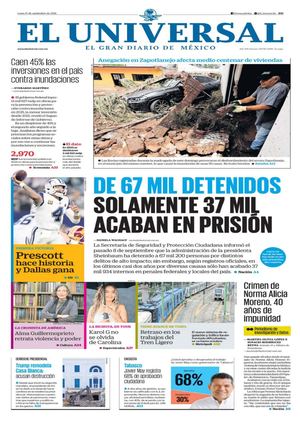 Primeras planas lunes 21092026 Sociedad Noticias