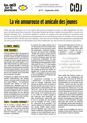 Un Oeil Sur La Jeunesse Septembre 2026