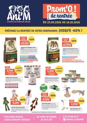 PROM'O de rentrée : jusqu'à -60%
