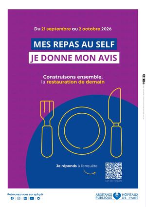 Ap Hp Enquête Satisfaction Restauration Self Affiche A3 Hd Repro