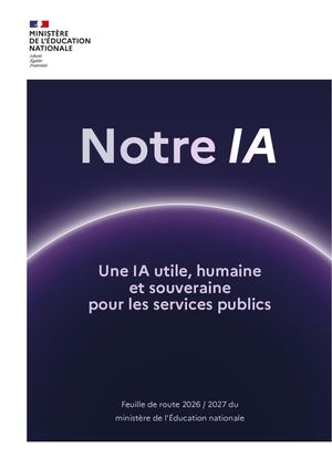 Feuille de route IA du Ministère de l’Education nationale  2026 - 2027