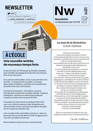 Newsletter de rentrée 2026 Ecpm