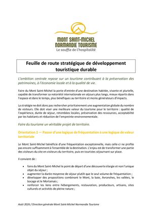 Feuille De Route Stratégique