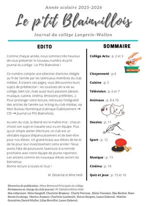 Le Ptit Blainvillois 2026