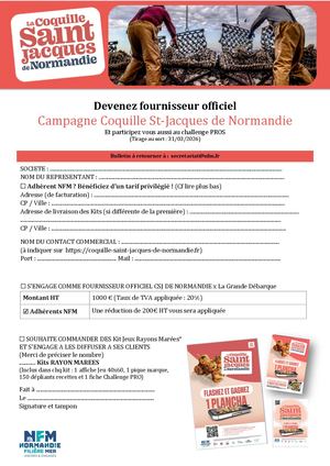 Bulletin D'engagement 2026