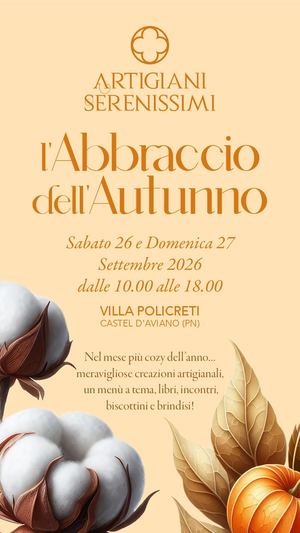 Artigiani Serenissimi L'Abbraccio Dell'Autunno 2026
