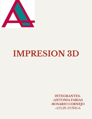 Impresion 3D