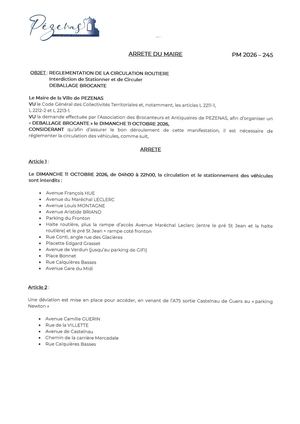 Arrêtés 21 09 26