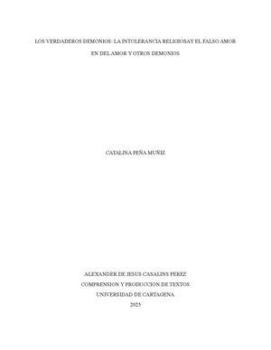 Los Verdaderos Demonios Reseña Crítica