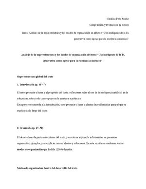 Texto Expositivo Superestructura Y Modos