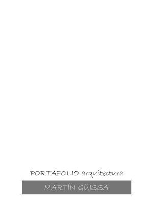 Portafolio Arquitectura V5 1 Martin Güissa
