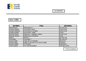 Llibres Text Secundaria 26 27