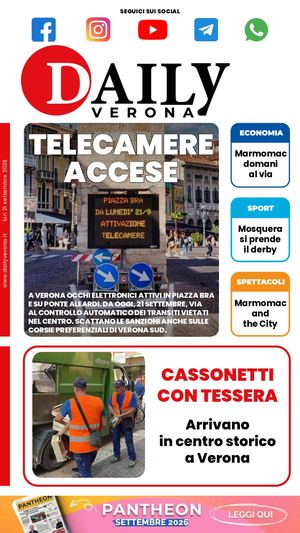 Daily Verona 21 Settembre 2026