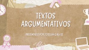 Textos Argumentativos
