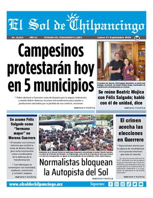 El Sol De Chilpancingo 21 Septiembre 2026