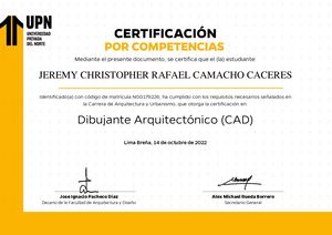 Certificado Cad