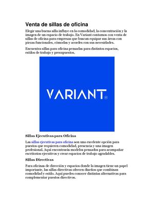 Venta De Sillas De Oficina