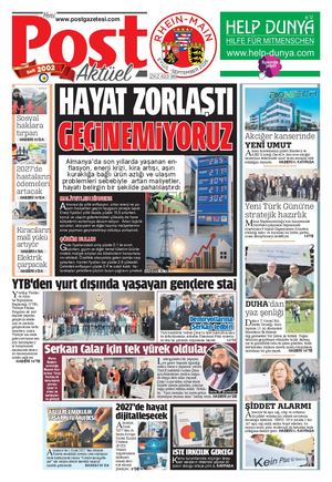 Post Gazetesi Rhein-Main Eylül 2026