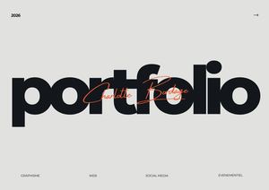 Portfolio Charlotte Bordage