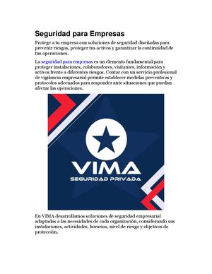 Seguridad Para Empresas