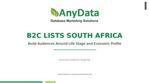 B2C Lists South Africa: Build Audiences Around Life Stage and Economic Profile